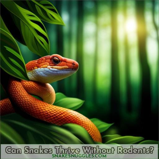 Can Snakes Thrive Without Rodents