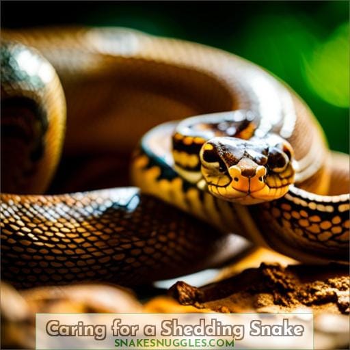Caring for a Shedding Snake