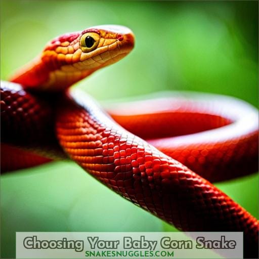 Choosing Your Baby Corn Snake