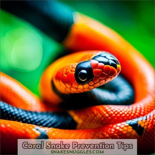 Coral Snake Prevention Tips