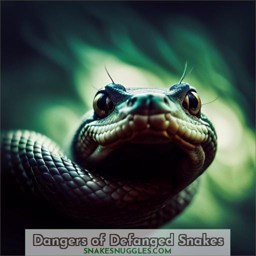 Dangers of Defanged Snakes