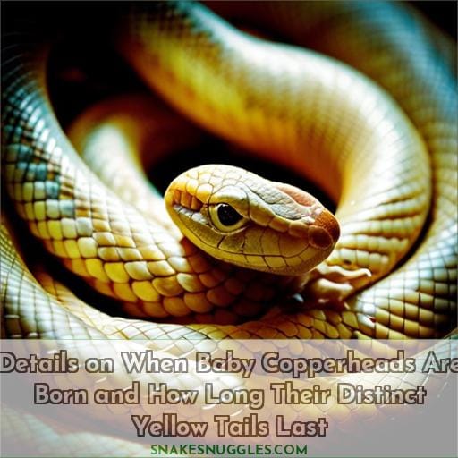 Details on When Baby Copperheads Are Born and How Long Their Distinct Yellow Tails Last