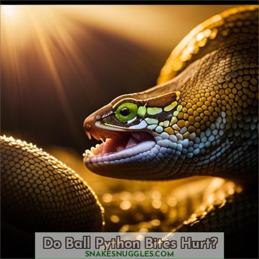 Do Ball Python Bites Hurt