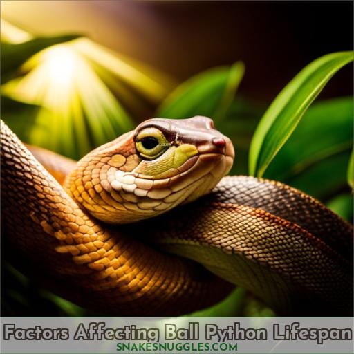 Factors Affecting Ball Python Lifespan
