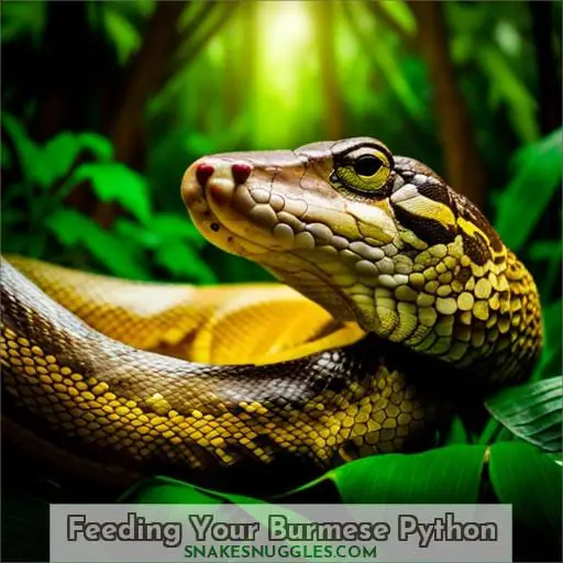 Feeding Your Burmese Python