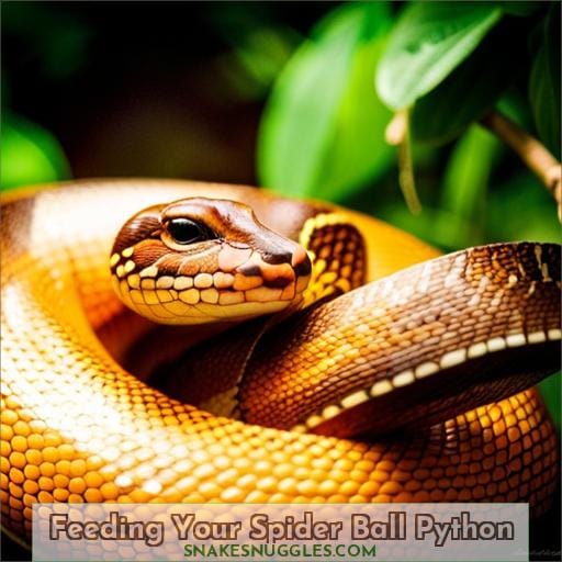 Feeding Your Spider Ball Python