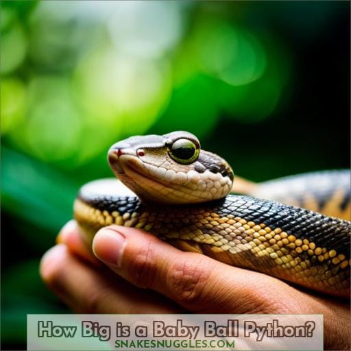 How Big is a Baby Ball Python