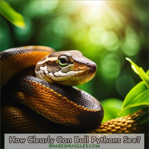 How Clearly Can Ball Pythons See