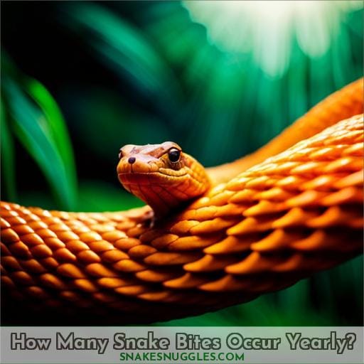 How Many Snake Bites Occur Yearly