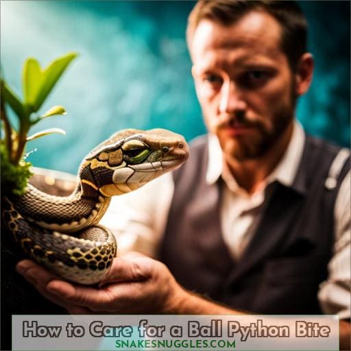 How to Care for a Ball Python Bite