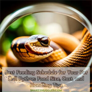 how to feed a ball python schedule cost and tips