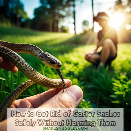 how to get rid of a garter snake
