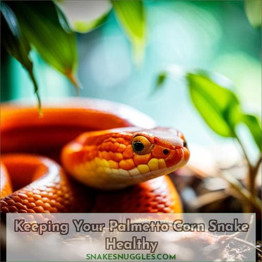 Keeping Your Palmetto Corn Snake Healthy