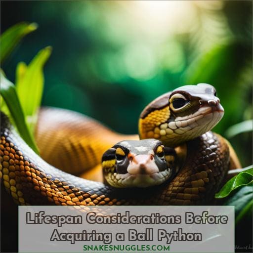 Lifespan Considerations Before Acquiring a Ball Python