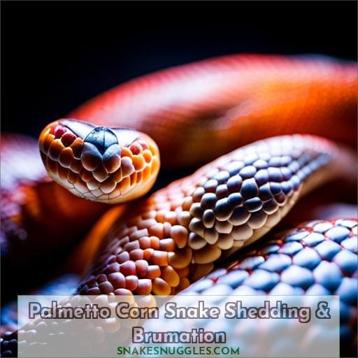 Palmetto Corn Snake Shedding & Brumation