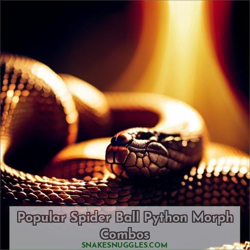 Popular Spider Ball Python Morph Combos