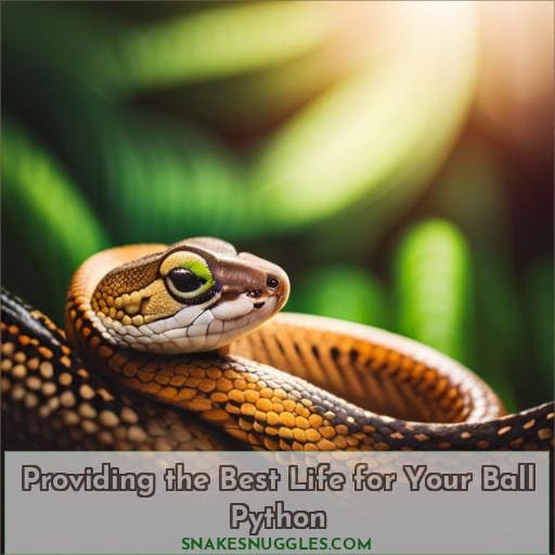 Providing the Best Life for Your Ball Python