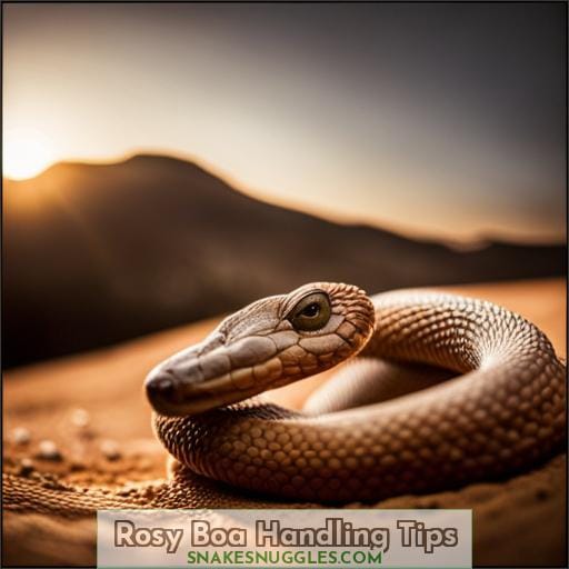 Rosy Boa Handling Tips