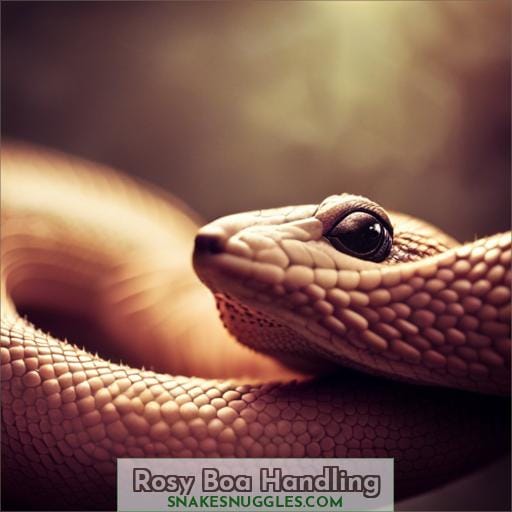 Rosy Boa Handling