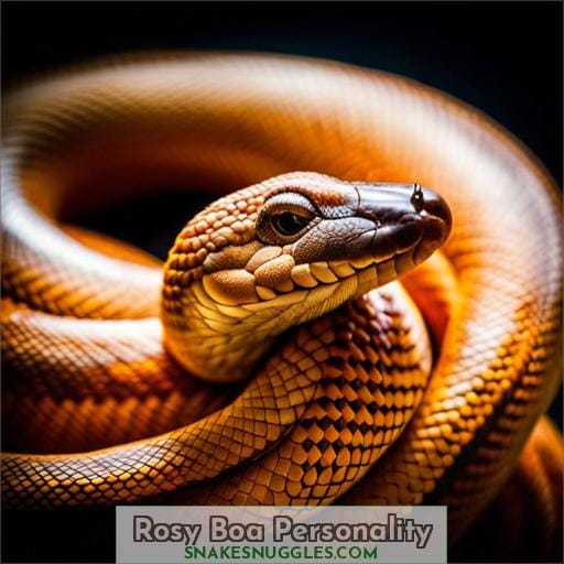 Rosy Boa Personality