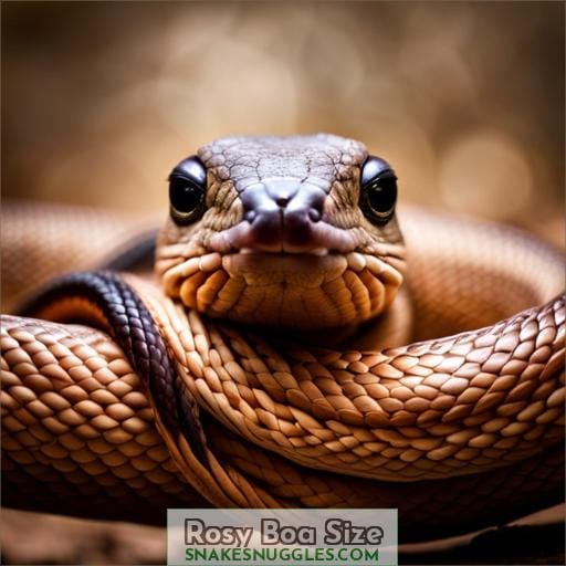 Rosy Boa Size