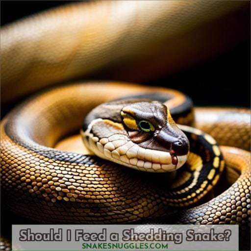 Should I Feed a Shedding Snake