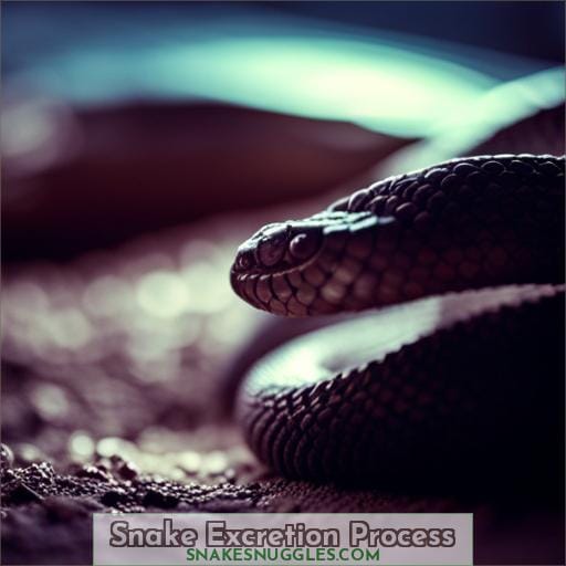 Snake Excretion Process