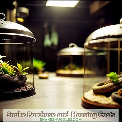 Snake Purchase and Housing Costs