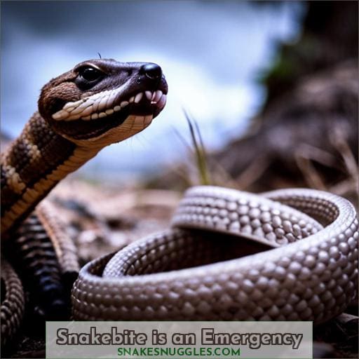 Snakebite is an Emergency