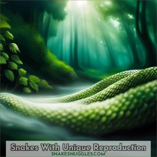 Snakes With Unique Reproduction