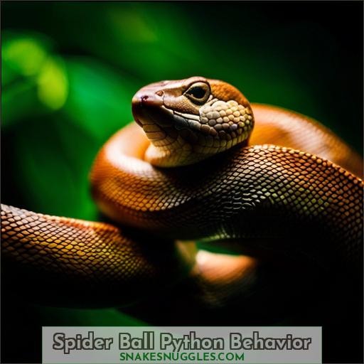 Spider Ball Python Behavior