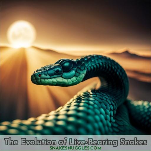 The Evolution of Live-Bearing Snakes