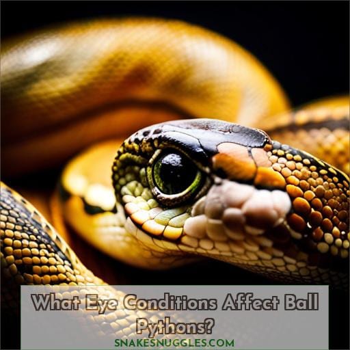 What Eye Conditions Affect Ball Pythons
