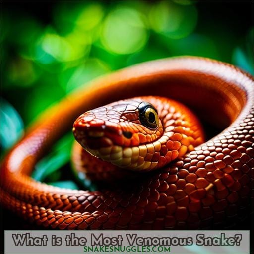 What is the Most Venomous Snake