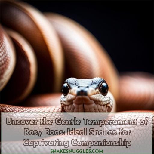 Uncover the Gentle Temperament of Rosy Boas Ideal Snakes for