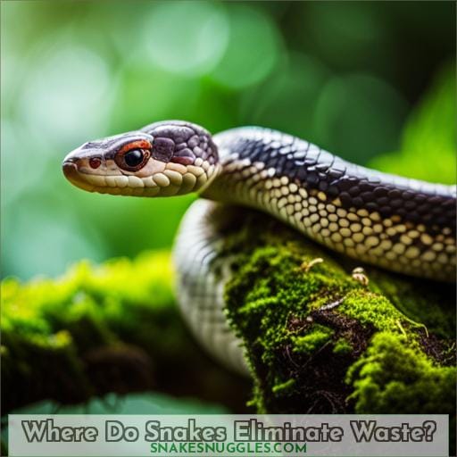 Where Do Snakes Eliminate Waste