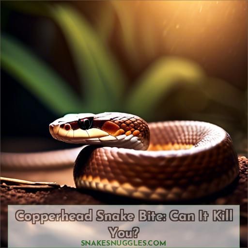 can a copperhead snake kill a human