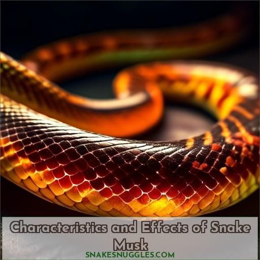 Characteristics and Effects of Snake Musk