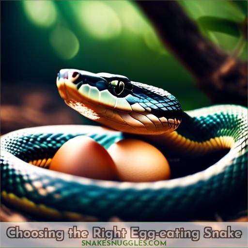 Choosing the Right Egg-eating Snake