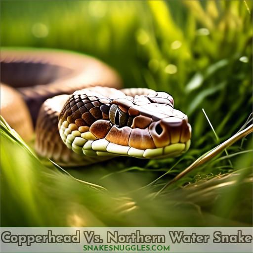 Copperhead Vs. Northern Water Snake