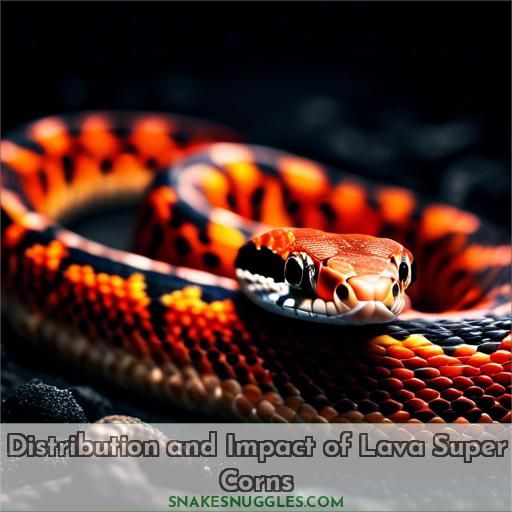 Distribution and Impact of Lava Super Corns