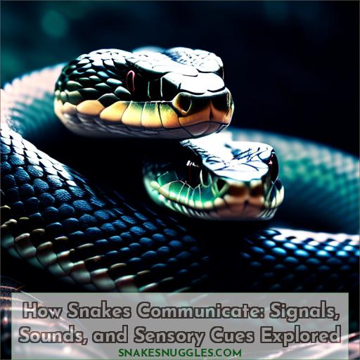 how do snakes communicate