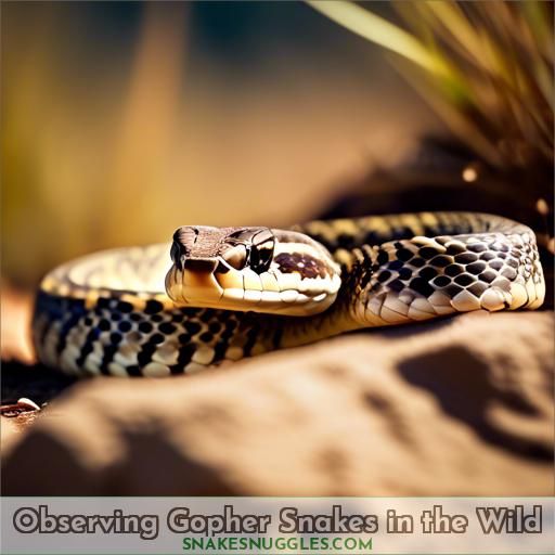 Observing Gopher Snakes in the Wild