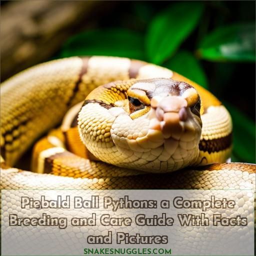 piebald ball pythons a complete guide with pictures and facts