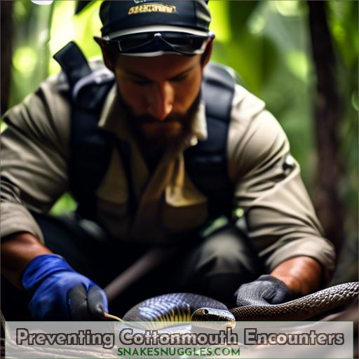 Preventing Cottonmouth Encounters