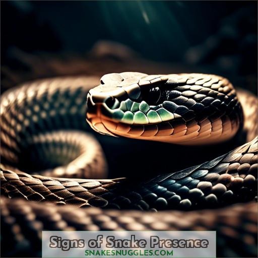 Signs of Snake Presence