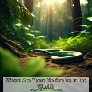 where are there no snakes in the world