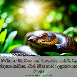where do pythons live distribution and other facts
