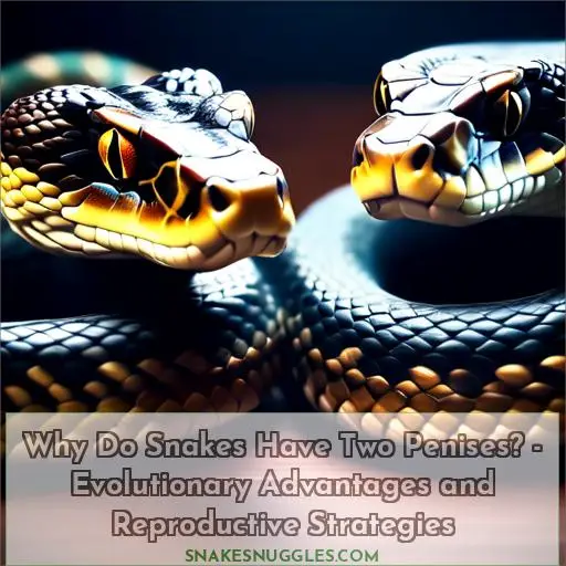 why do snakes have two penises