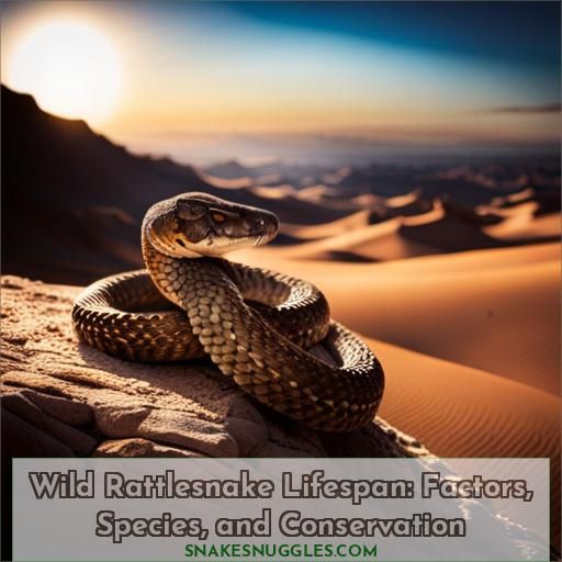 wild rattlesnake lifespan